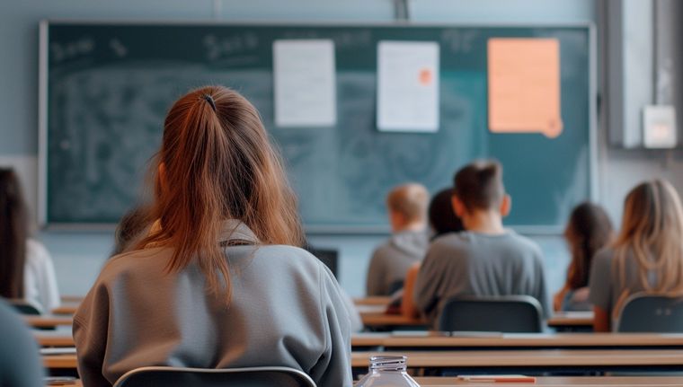 Las escuelas se encuentran en Provincia de Buenos Aires y Jujuy. Foto: Imagen generada con Midjourney