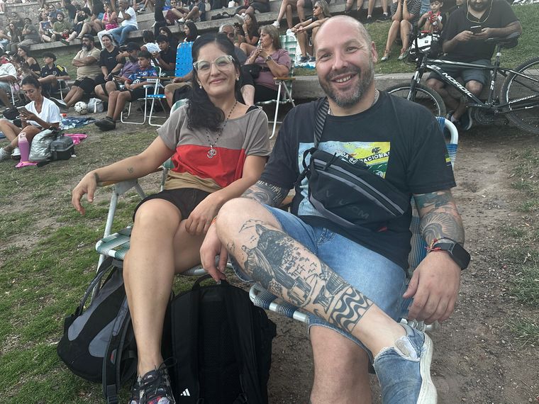 Romina Quiroga y Fernando Martínez. Romina Quiroga y Fernando Martínez.