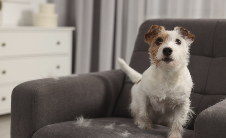 Adiós a los pelos de tu mascota del sillón. Foto: Shutterstock