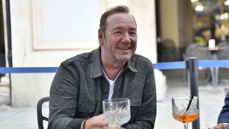 Kevin Spacey estuvo en Italia en junio para actuar en una película independiente. Foto: GETTY IMAGES