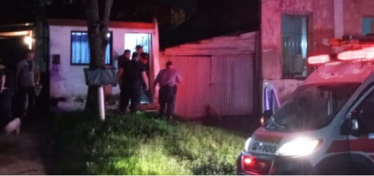 La casa donde ocurrió el doble asesinato. Foto: Gentileza El Litoral