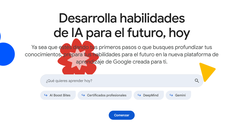 La plataforma de Google Skills centraliza conocimientos técnicos avanzados para profesionales de todo el mundo. La plataforma de Google Skills centraliza conocimientos técnicos avanzados para profesionales de todo el mundo.
