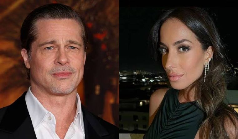 Brad Pitt e Inés de Ramón ya no esconden su amor. Foto: Instagram/Inés de Ramón
