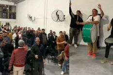 El video de los fieles evangélicos que le cantan a Dios y contra el diablo al ritmo de una tribuna futbolera en plena misa se hizo viral. Foto: Captura de video X