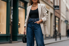 Adiós al jean ancho. Fuente. IA Gemini.