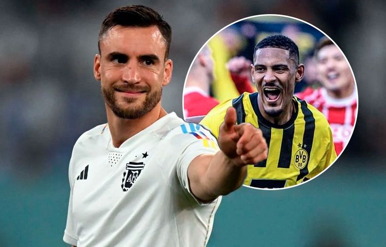 Nicolás Tagliafico El argentino le dedicó un emotivo posteo a su excompañero Sébastien Haller, quien superó el cáncer.