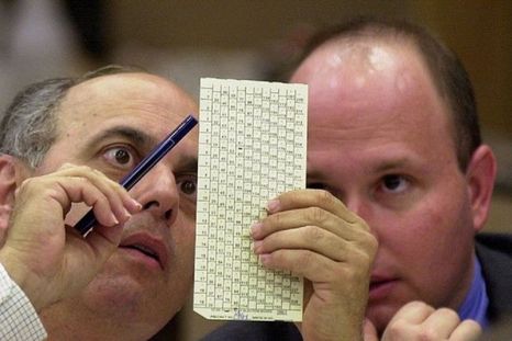 El conteo de votos fue un caos en la elección presidencial de 2000 en Florida.