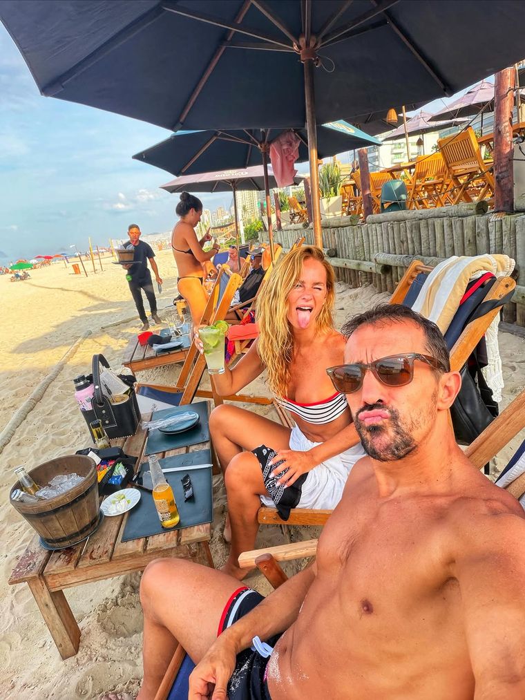 La pareja se encuentra en Brasil. La pareja se encuentra en Brasil.