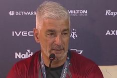 El entrenador habló tras la vuelta olímpica en Santa Fe. Foto: Captura