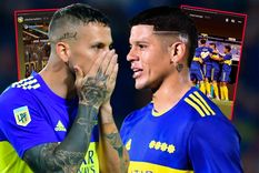 Los posteos de Pipa Benedetto y Marcos Rojo. Los posteos de Pipa Benedetto y Marcos Rojo.