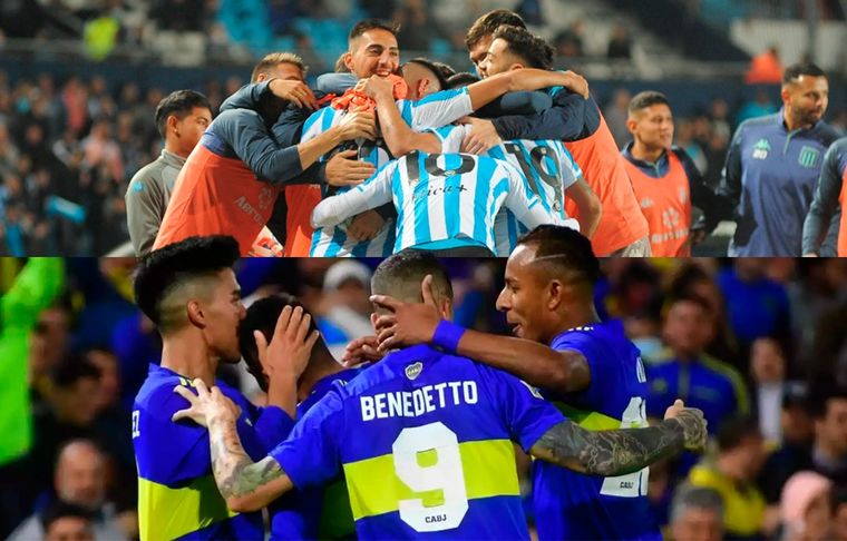 Racing y Boca se verán las caras el sábado en la cancha de Lanús por las semifinales de la Copa de la Liga.