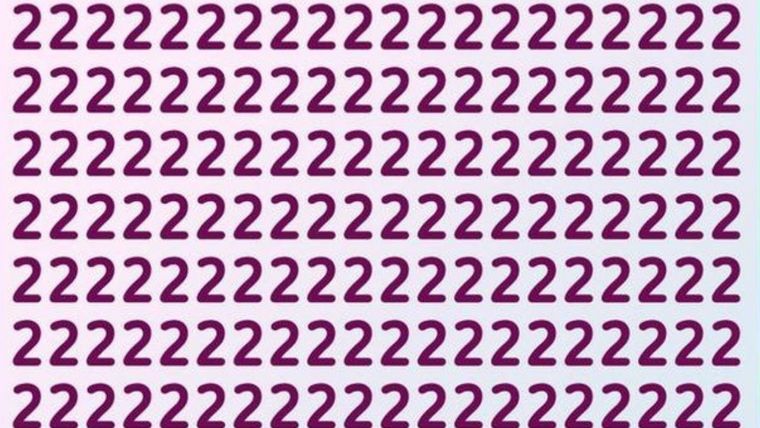 Acertijo visual, reto visual, número Fuente: Pinterest