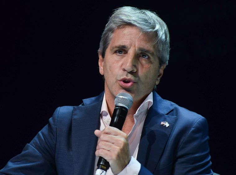 El ministro de Economía, Luis Toto Caputo Foto: Noticias Argentinas