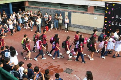 MDZol | Escuela mendocina en el primer día de clases Foto: ALF PONCE MERCADO / MDZ