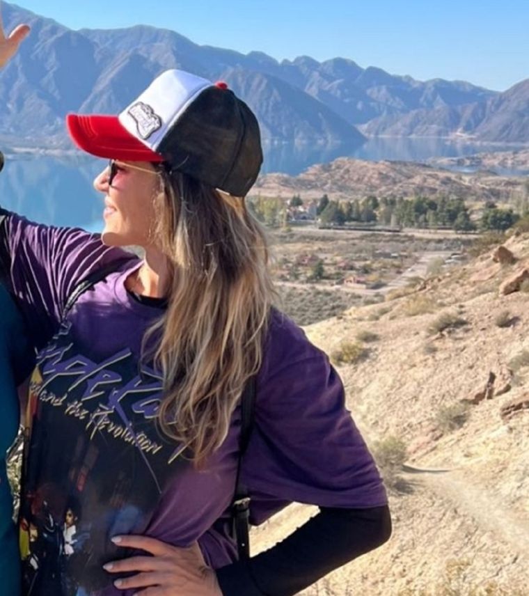 Jimena Barón disfruta de Mendoza junto a su madre Foto: IG @jmena