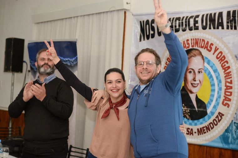 Ilardo junto a Destéfanis. Foto: Twitter Lucas Ilardo