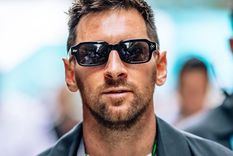 Lionel Messi, cuando estuvo presente en el GP de Miami de la Fórmula 1.
