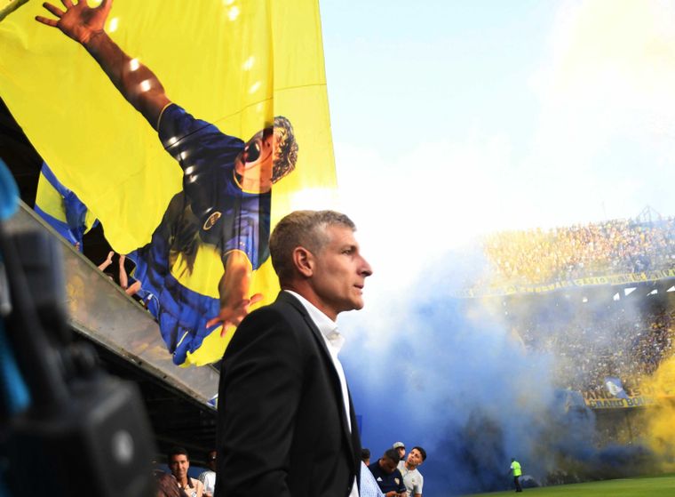 Martín Palermo, muy cerca de San Lorenzo. ¿Qué piensan los hinchas xeneizes? Foto: Télam