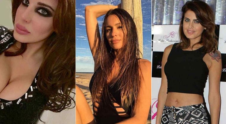 Charlotte Caniggia, Pampita y Silvina Luna