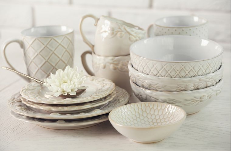 Limpieza Cuidado de la vajilla de porcelana Foto: Shutterstock