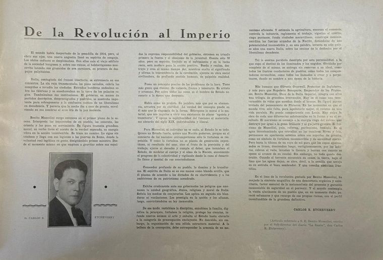 El artículo del sub-director de La Razón, reproducido en 