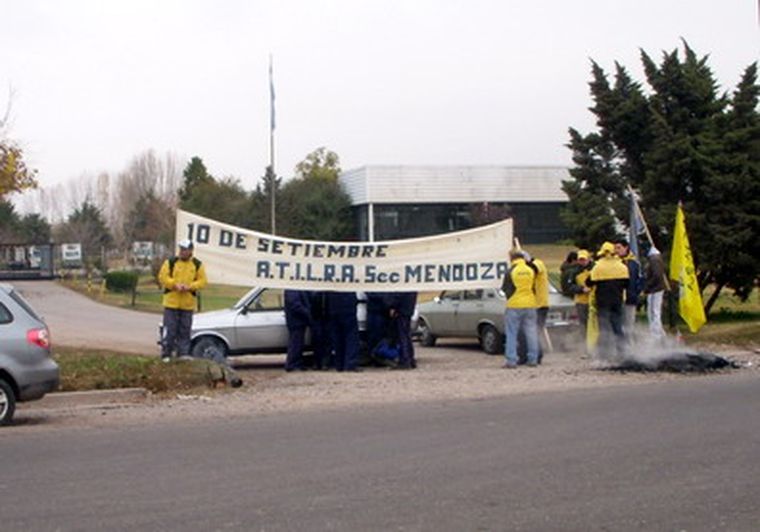 La planta de La Serenísima, inactiva por el bloqueo. Foto: Mdz