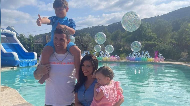 La familia Martínez De vacaciones. Foto: @mandinha_martinez_