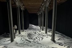 Matias Duville y su arte, “Monitor yin gang”