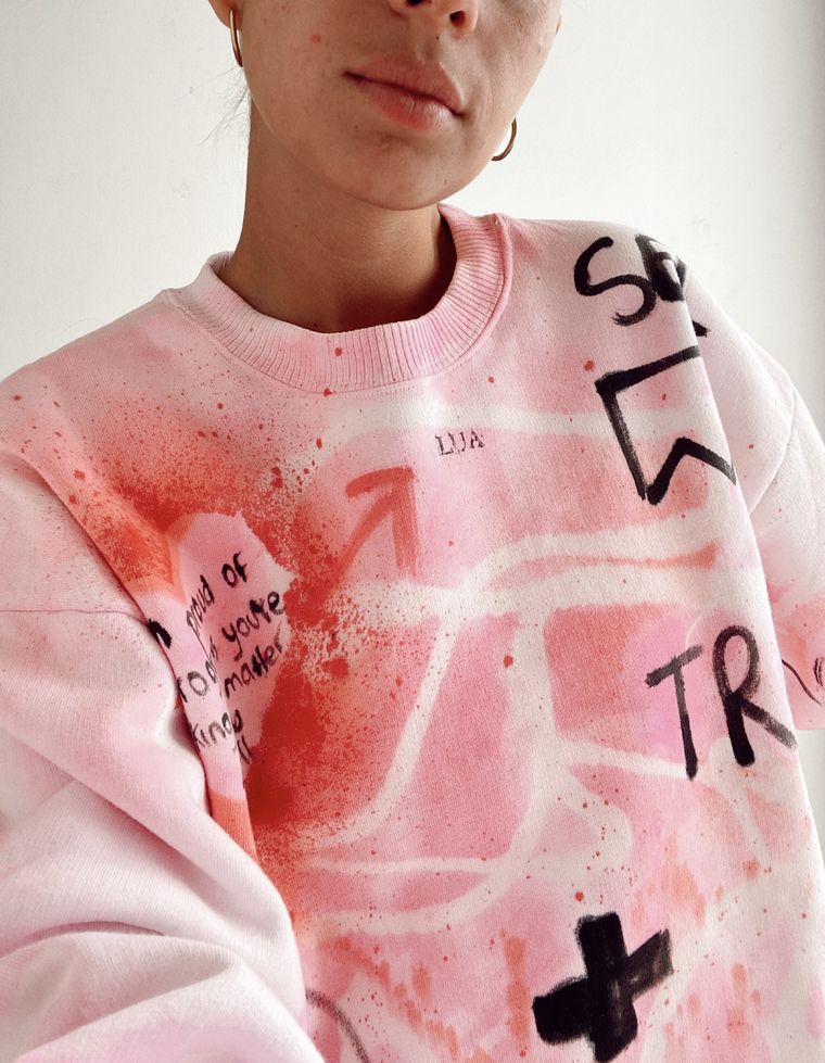 Costanza Pelegrina es la creadora de la marca de ropa “Luá”. Foto: Costanza Pelegrina