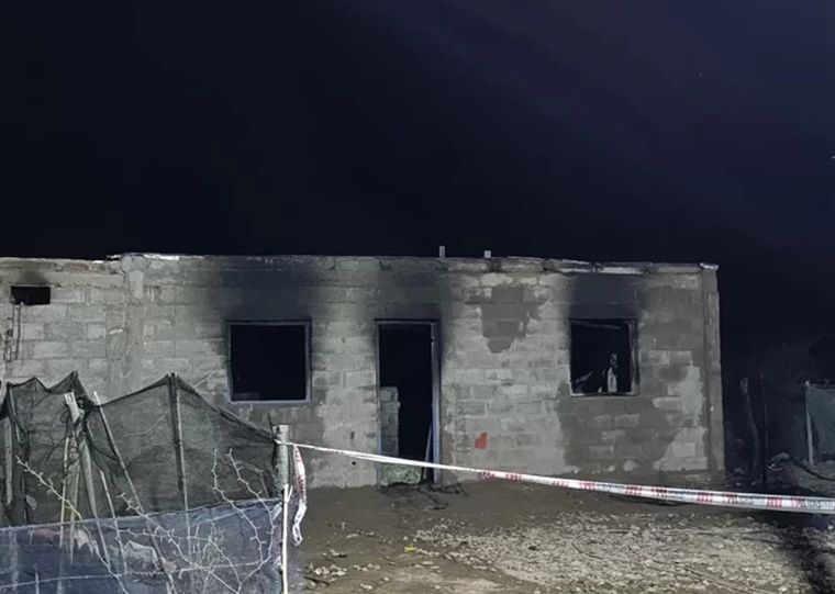 Así quedó la vivienda tras el incendio