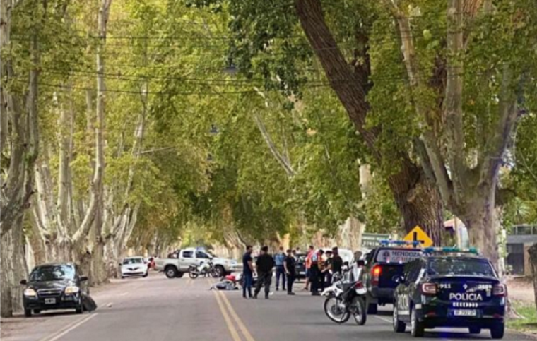 La escena tras el choque