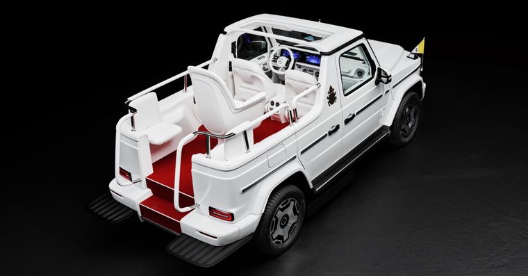Basado en el nuevo Mercedes-Benz Clase G eléctrico Foto: Mercedes