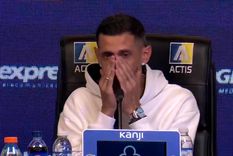 Ángel Di María no pudo contener su emoción en la conferencia de prensa. Ángel Di María no pudo contener su emoción en la conferencia de prensa.