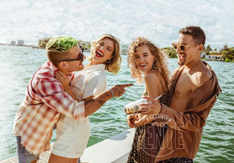 Gran susto vivió la familia Montaner por un percance automovilístico