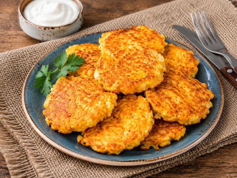 Una receta exquisita de buñuelos de calabaza salados