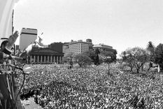 El retorno de la democracia marcó un cambio en la sociedad argentina que decidió reglas de convivencia que rigen desde hace 40 años Foto: Victor Bugge