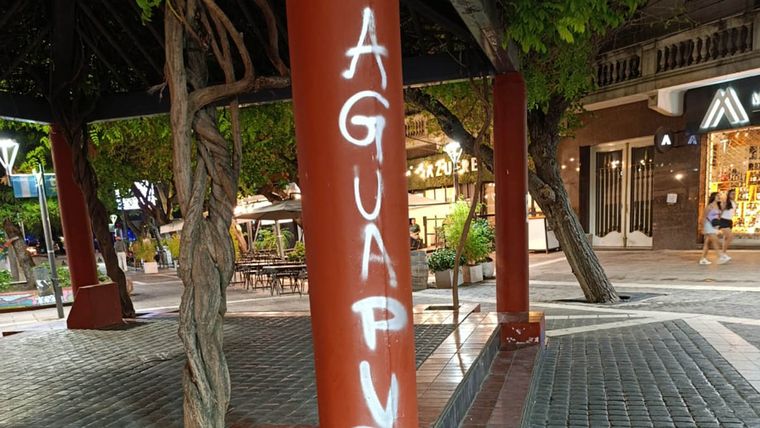 El Gobierno provincial denunció hechos vandálicos en la marcha contra el proyecto San Jorge.&nbsp;