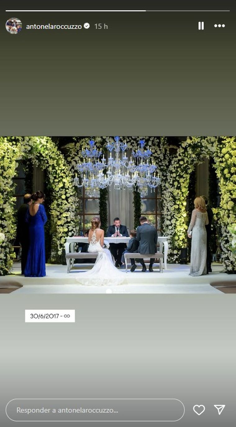 Antonela compartió una tierna imagen en sus redes sociales. Foto: @antonellaroccuzzo Antonela compartió una tierna imagen en sus redes sociales. Foto: @antonellaroccuzzo