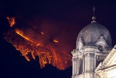 El Etna, en Sicilia. Foto: Ap.