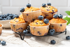 Receta fácil de muffins de arándanos: deliciosos y esponjosos Foto: Shutterstock