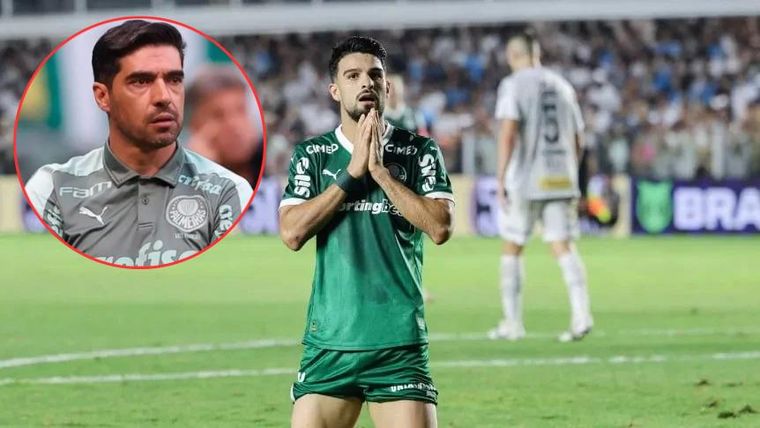 Abel Ferreira cuestionó el nivel del Flaco López en Palmeiras y encendió las alarmas a cinco días de la final.&nbsp;
