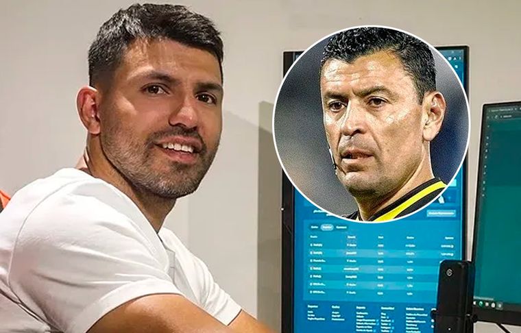 Kun Agüero destrozó a Tobar El Kun insultó duramente al árbitro chileno.