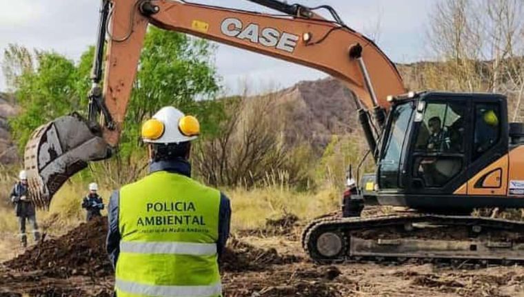 La remediación de los pasivos se hará con medios mecánicos. Foto: Gobierno de Mendoza
