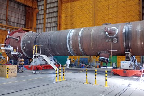 Comenzó el megaoperativo para trasladar el reactor de IMPSA. Comenzó el megaoperativo para trasladar el reactor de IMPSA.
