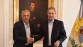 Alfredo Cornejo y el intendente de San Rafael, Omar Félix. Alfredo Cornejo y el intendente de San Rafael, Omar Félix.