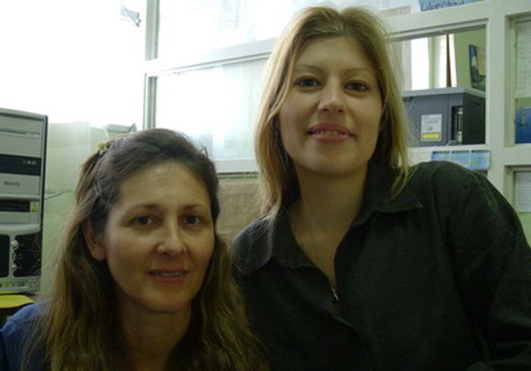 Susana Villarroel y Andrea Cordón,  a cargo de los talleres de educación sexual de la escuela Pérez Esquivel. Foto: MDZ