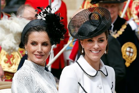 Letizia y Kate. Foto: archivo.