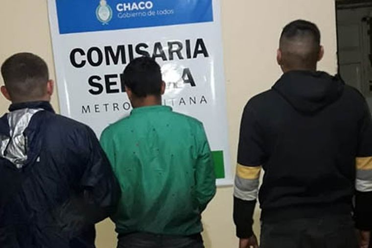 El sospechoso en el momento de ser capturado por la Policía