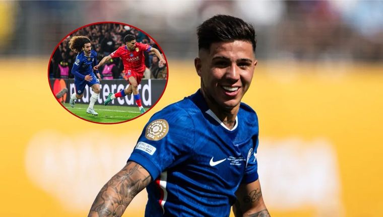 Enzo Fernández chicaneó a su compañero Marc Cucurella tras la cancelación de la Finalissima entre Argentina y España.&nbsp;