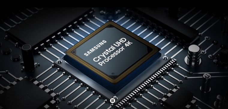 El Crystal Processor 4K de Samsung optimiza imagen, color y contraste para una experiencia más nítida. El Crystal Processor 4K de Samsung optimiza imagen, color y contraste para una experiencia más nítida.